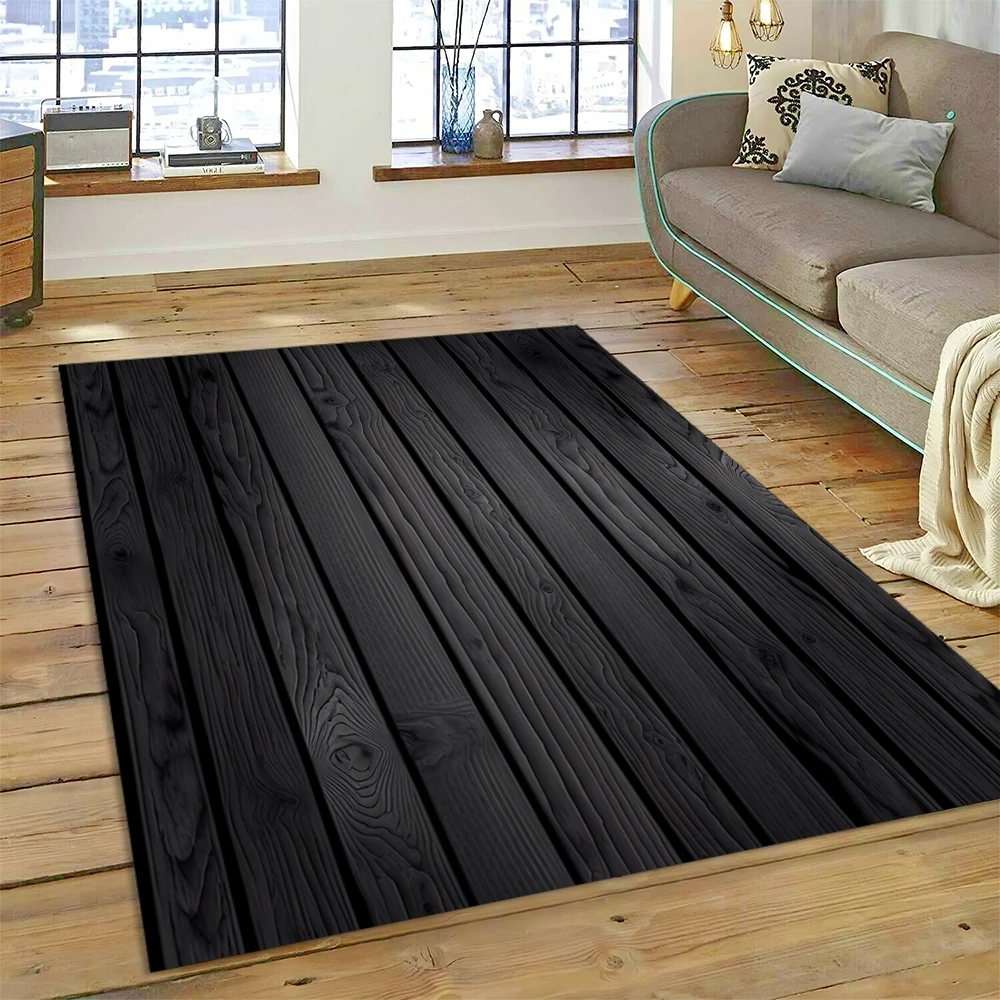 3D Printing Online Service - สี 3D ไม้เส้นพรมพรมสําหรับห้องนั่งเล่นห้องนอนตกแต่งบ้าน, แผ่นพื้นตกแต่งลื่นสําหรับโซฟาพรมเช็ดเท้าเด็กของขวัญ