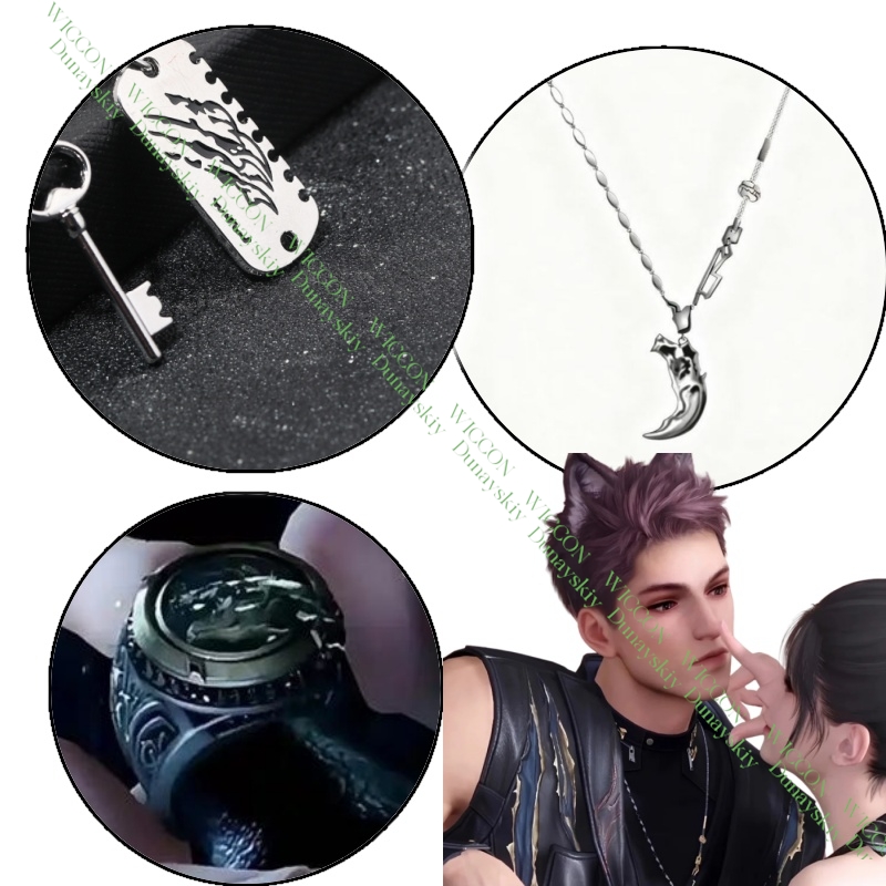 3D Printing Mask - หน้ากากครึ่งหน้า Love and Deepspace Valko Ao
