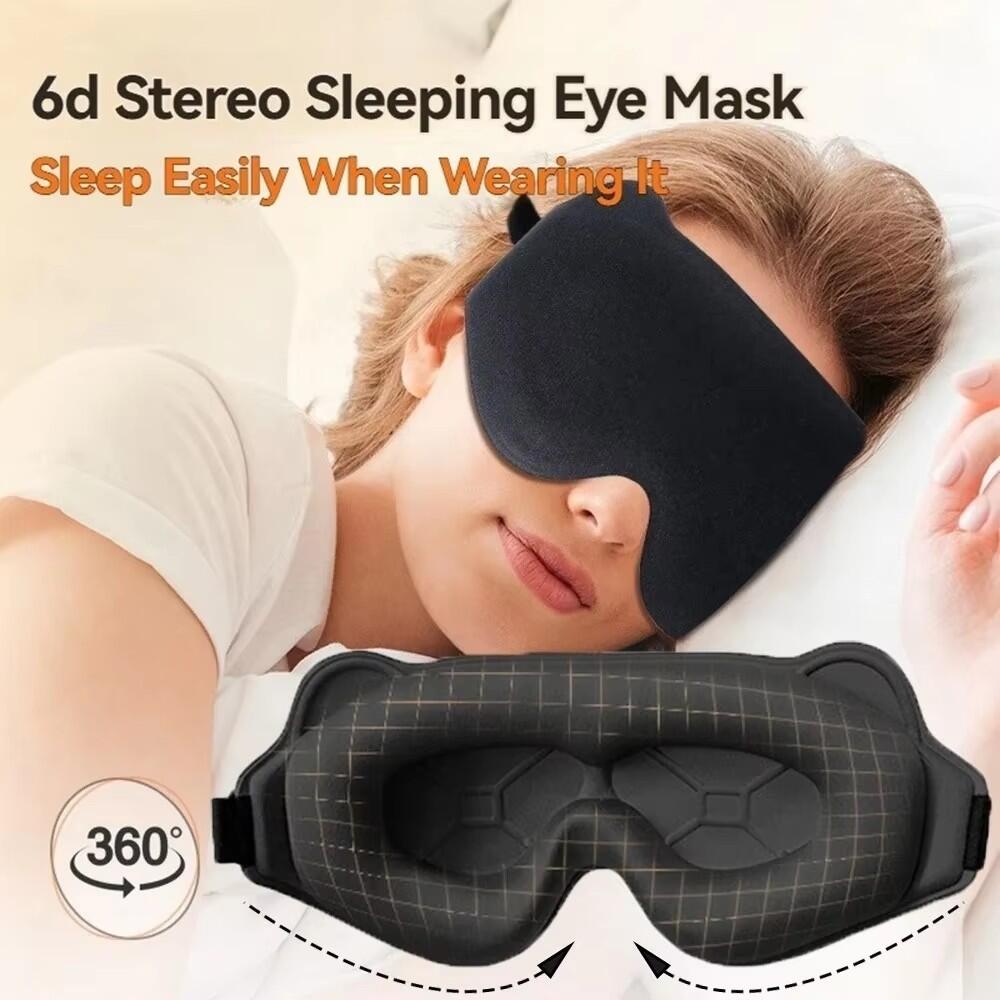 3D Printing Mask - ใหม่ 3D หน้ากากปิดตาสำหรับนอนหลับแบบสามมิติสำหรับผู้ชายและผู้หญิงหน้ากากปิดตาปิดแสงสำหรับการนอนหลับหน้ากากปิดตาสำหรับเดินทาง