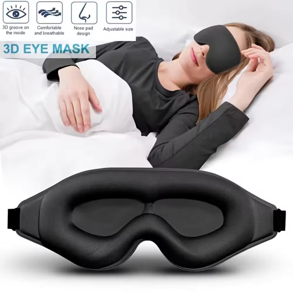 3D Printing Mask - ผ้าปิดตา 3 มิติ สวมใส่สบาย ระบายอากาศได้ดี พร้อมแผ่นรองจมูก