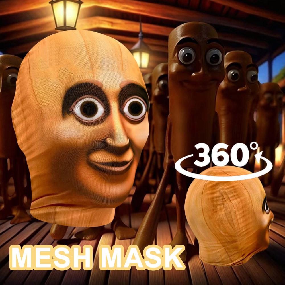 3D Printing Mask - หน้ากากเต็มหน้าแบบ 3D พิมพ์ใหม่ - บาลาคลาวาตาข่ายยืดหยุ่น อุปกรณ์ประกอบฉากสำหรับการสวมบทบาท