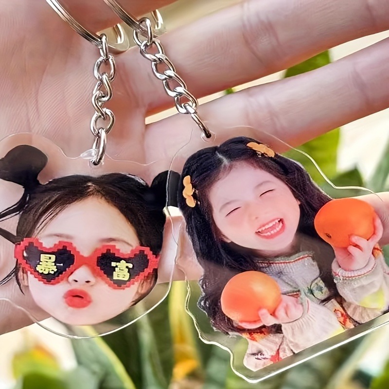 พวงกุญแจรูปภาพและข้อความคู่รัก - 3D Printing Custom บทวิจารณ์และราคา