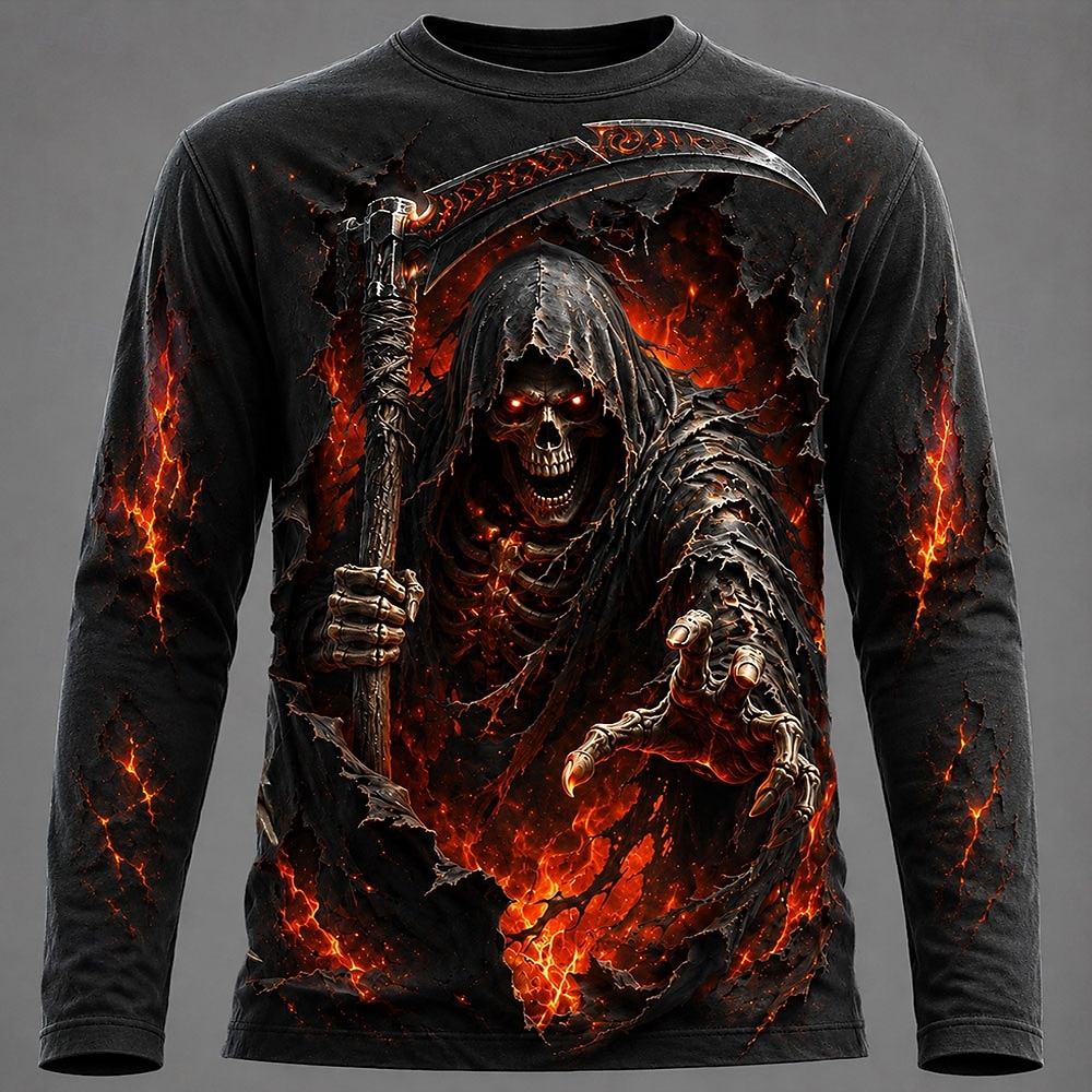 เสื้อยืดแขนยาวพิมพ์ลายกราฟิก 3 - 3D Printing Custom บทวิจารณ์และราคา