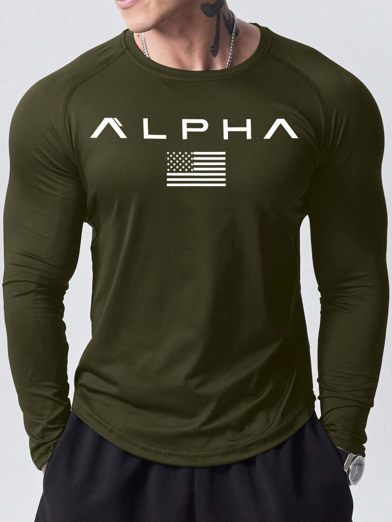 เสื้อยืดแขนยาวผู้ชายรุ่นใหม่สำ - 3D Printing Custom บทวิจารณ์และราคา