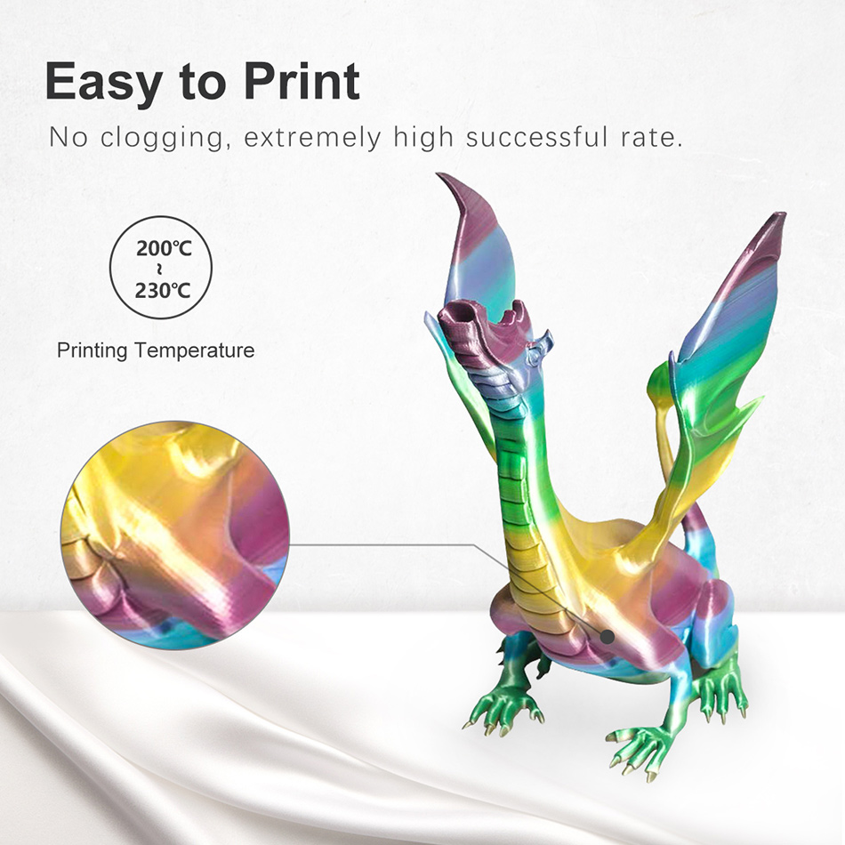 SUNLU SILK PLA 3D Filament 1.7 - 3D Printing Nylon บทวิจารณ์และราคา
