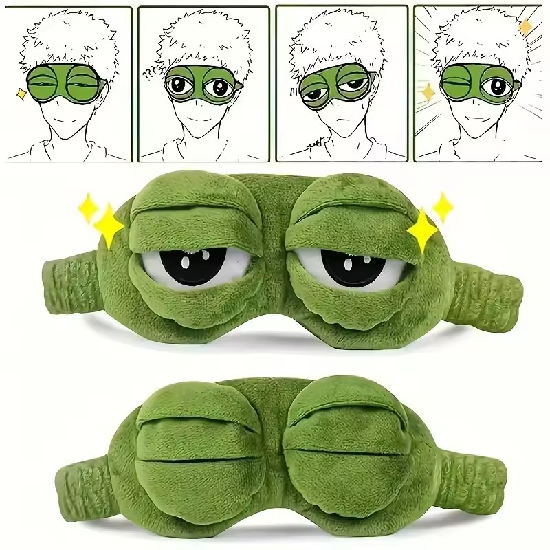 หน้ากากปิดตา 3D ลายกบ สำหรับกา - 3D Printing Mask บทวิจารณ์และราคา