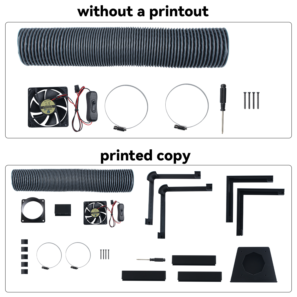 ชุดพัดลมระบายอากาศภายนอกสำหรับ - 3D Printing Bambu Lab บทวิจารณ์และราคา